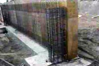 Image of a rebar column