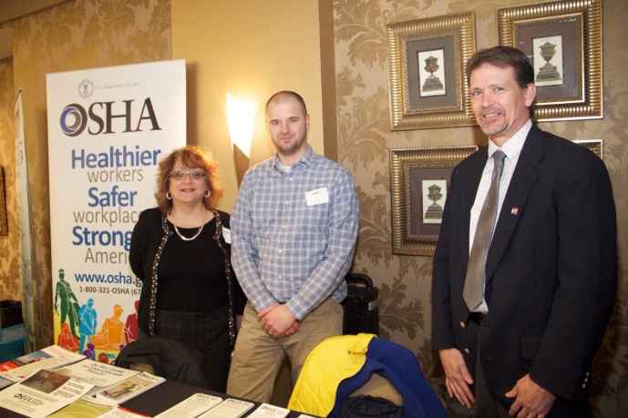 Figure 1 - Members of OSHA Staff (Julie Weis, Adam Fries, Steve Browning)