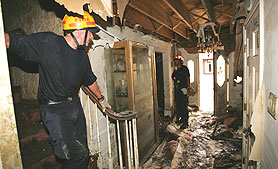 Photo courtesy of FEMA.  This picture shows actual disaster site work conditions and may not illustrate proper safety and health procedures.