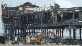 Photo courtesy of FEMA. This picture shows actual disaster site work conditions and may not illustrate proper safety and health procedures.