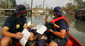 Photo courtesy of FEMA.  This picture shows actual disaster site work conditions and may not illustrate proper safety and health procedures.