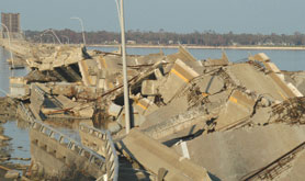 Photo courtesy of FEMA.  This picture shows actual disaster site work conditions and may not illustrate proper safety and health procedures.