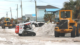 Photo courtesy of FEMA.  This picture shows actual disaster site work conditions and may not illustrate proper safety and health procedures.