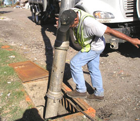 Photo courtesy of FEMA.  This picture shows actual disaster site work conditions and may not illustrate proper safety and health procedures.