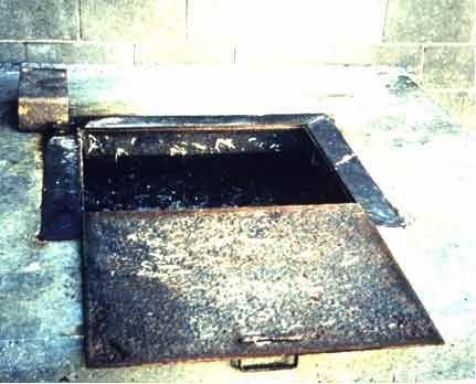 Floor Hole in Feather Pit - Copyright: OSHA – From the original eTool