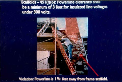 Figure 5. Powerline violation.