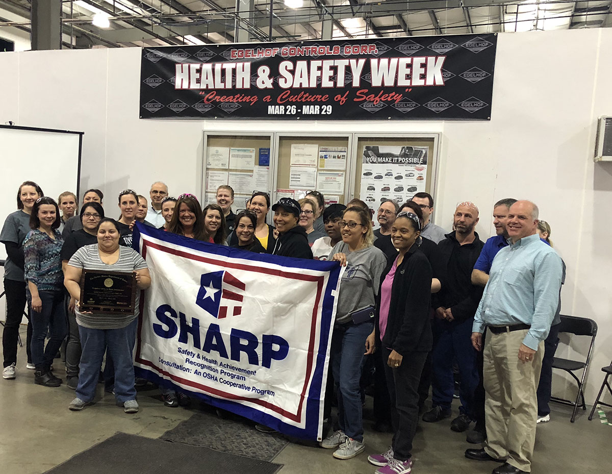 Egelhof Team Celebrates Earning OSHA SHARP Designation