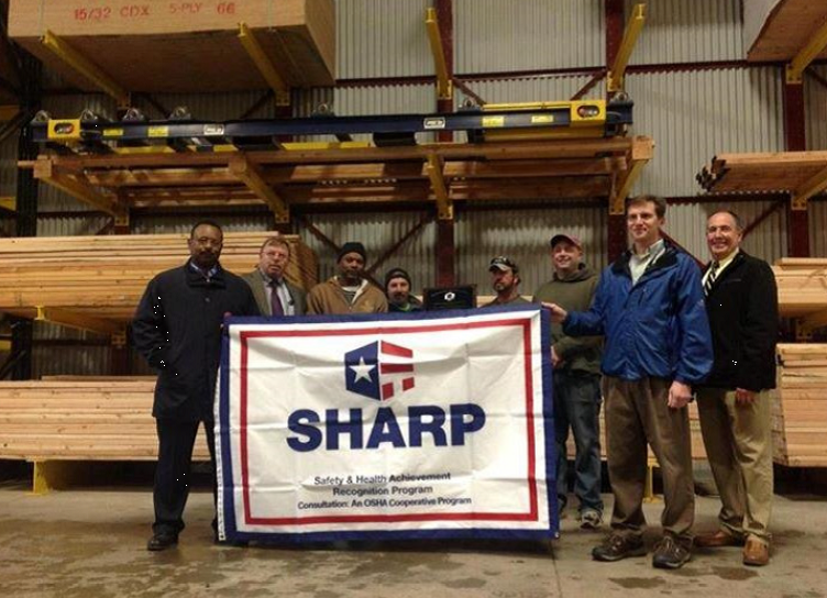 Left to right: Aaron Thompson – CONN-OSHA, Ken Tucker – Director CONN-OSHA, Michael Hepburn – Safety Committee member, Ron Wellspeak – Safety Committee member, Bill Corso – Safety Committee member, Dan Dombroski – Safety Committee member, Richard Crans – CONN-OSHA, John Rosa –Consultation Services Manager, CONN-OSHA