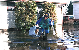 Photo courtesy of FEMA.  This picture shows actual disaster site work conditions and may not illustrate proper safety and health procedures.