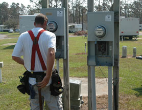 Photo courtesy of FEMA.  This picture shows actual disaster site work conditions and may not illustrate proper safety and health procedures.