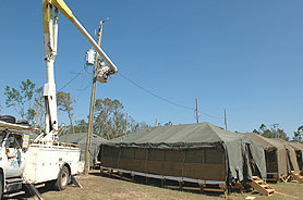 Photo courtesy of FEMA.  This picture shows actual disaster site work conditions and may not illustrate proper safety and health procedures.