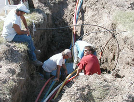 Photo courtesy of OSHA.  This picture shows actual disaster site work conditions and may not illustrate proper safety and health procedures.