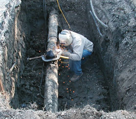 Photo courtesy of OSHA.  This picture shows actual disaster site work conditions and may not illustrate proper safety and health procedures.