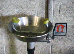 Figure 7. Eyewash station.