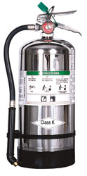 Image of a class K Fire extinguisher