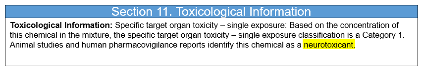 Figure 1: Check the SDS.