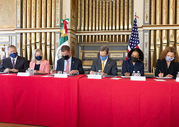 Mexican Embassy Signing