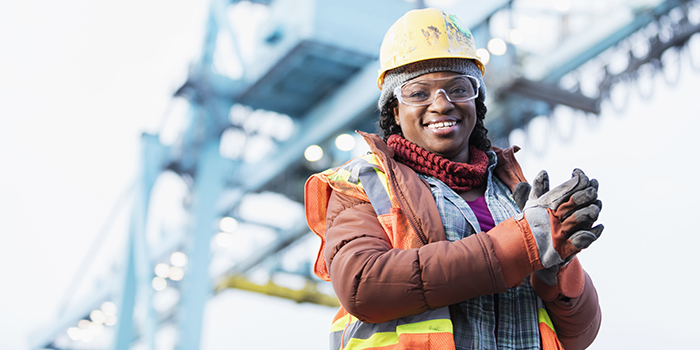 PPE must properly protect physically smaller construction workers, such as some women.