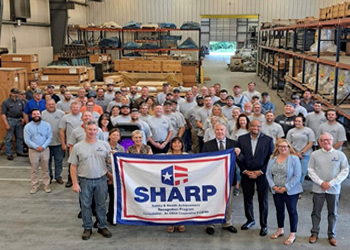 Exline Inc. receives its SHARP award on August 3, 2022