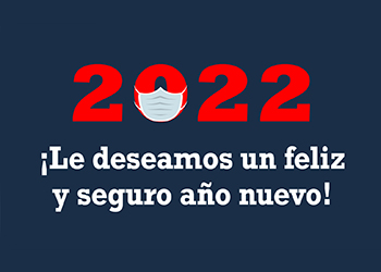 2022 ¡Le deseamos un feliz año nuevo!