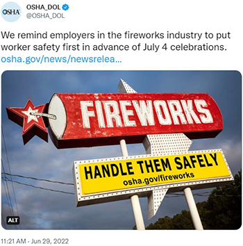 Fireworks - Handle Them Safely