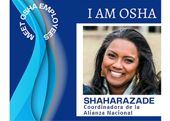 Shaharazade, National Alliance Coordinator