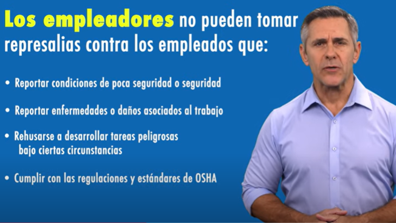 No está bien tomar represalias por hablar: derechos de los denunciante