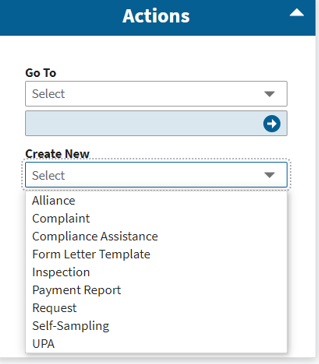 Self Sampling dropdown